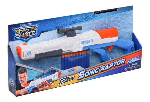 Pistola Lanza Dardos Fast Shots Sonic Raptor Jeg Ik0106 1