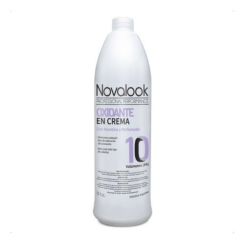 Novalook Oxidante Cremoso Con Keratina 10 Vol 3% 1000ml 0