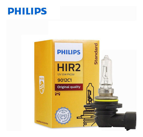 Philips Halogen Lamp 9012 Hir2 12V 55W Px22d 0