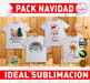 Pack +80 Diseños Navideños Sublimar Remeras Buzos Navidad 1