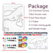 VALLSIP Couples Painting Kit, Pre-Drawn Canvas 20x25 Cm 4