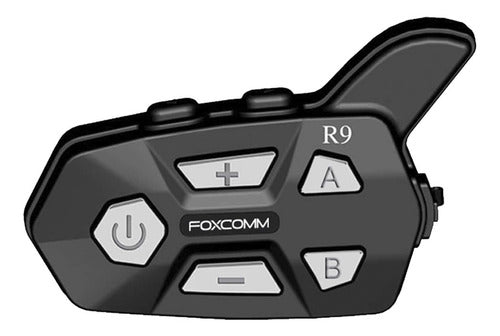 Intercomunicador Bluetooth P/moto Fox R9 (multi Grupo) 6pers 0