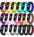 Miaband Pack of 4 Silicone Bands for Xiaomi Mi Band 3, 4, 5, 6, and 7 6