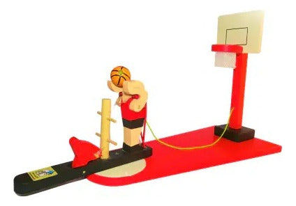 MLC Wooden Tabletop Basketball Game 3