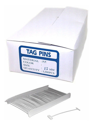 Plastic Thick 15mm X5000 Tag Pins Sealing Gun 0