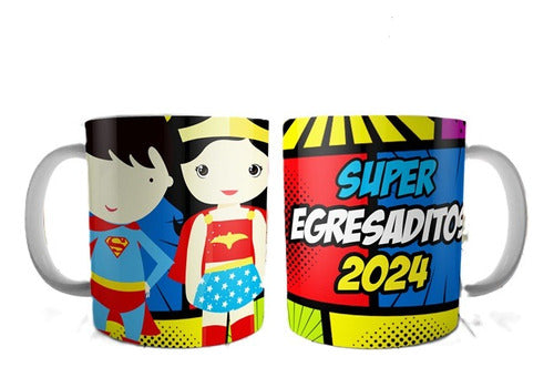 Sublimation Templates for Graduates 'Egresaditos' Cups Designs 0