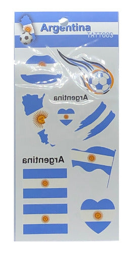 Glitter Bar Arg Temporary Tattoos Argentina 1