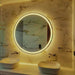 Circular Frosted LED Light Mirror 70cm 1