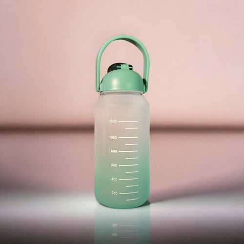 Motivational 1.5 Liter Sports Plastic Water Bottle 3