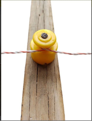 DEFA 200 Electric Fence Insulator Campanita Yellow UV 1