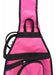 Padded Pink Classical Guitar Case Backpack with Three Pockets 3