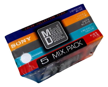 5 Md's Sony Mix Color 74 Minutos Pack Lacrado :) 1