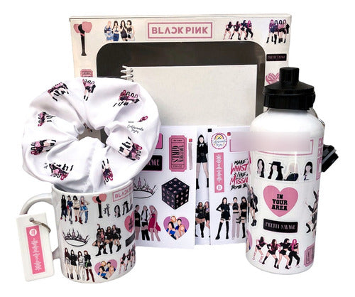 Blackpink Kpop Box Ideal Gift Set *Mug+Hoppy+Scrunchie+etc* 2