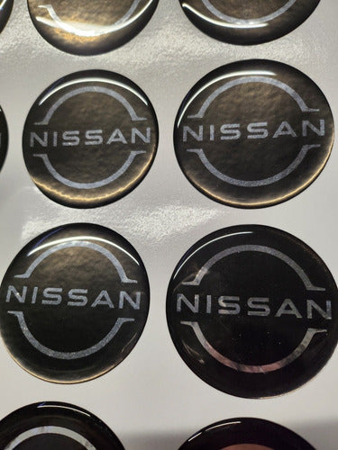 X4) Logos Stickers Calcos Nissan 55mm (5,5cm) Mangels Tvw 1