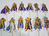 Adorno Torta Feliz Cumple Caballeros Del Zodiaco Saint Seiya 1