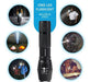 Powerful Rechargeable Tactical Military LED Flashlight Hunting Fishing Zoom Kit 5