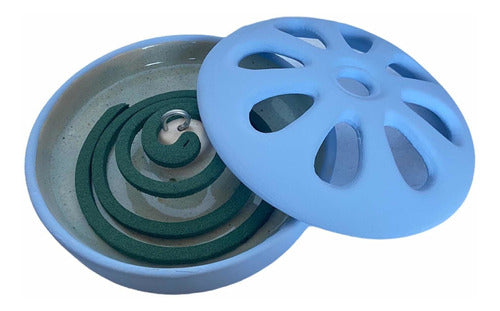 Artesanal Ceramic Mosquito Coil Holder (5 Units) 4