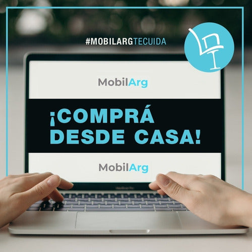 Mobilarg Silla Oficina Fija Tapizada Cromada Apilable 1