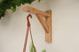 Rustic Hanging Wooden Plant Pot Shelf Bracket 2