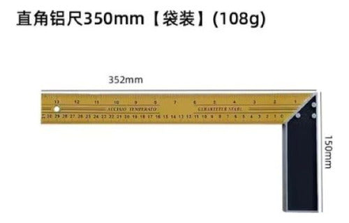 Maxtools Escuadra 35 Cm De Aluminio 1