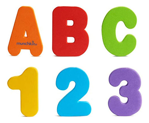 Munchkin Letters And Numbers Bath Toys, 36 Count 0