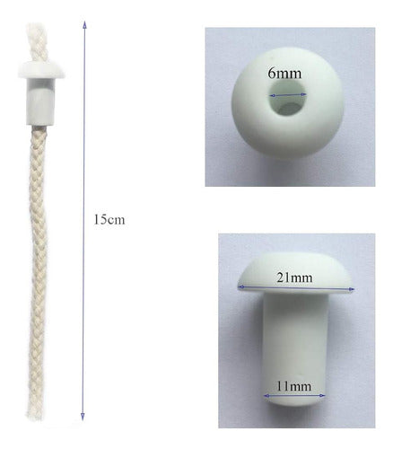 Mechas Con Soporte Cerámico Para Lámpara De Alcohol/lámpara 1