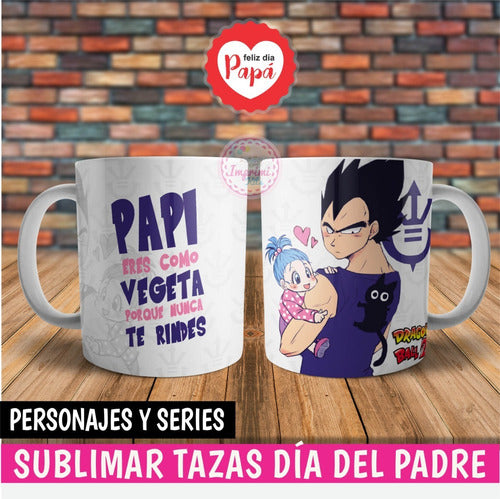 Imprimi Kits Plantillas Tazas Día Del Padre Series Diseños Sublimar #2 1