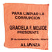 Souvenir Franela Elecciones 1998 Alianza  Fernández Meijide 0