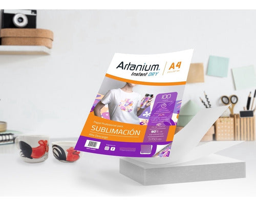 Artanium Fast-Drying Sublimation Paper A4 x100 Sheets 2