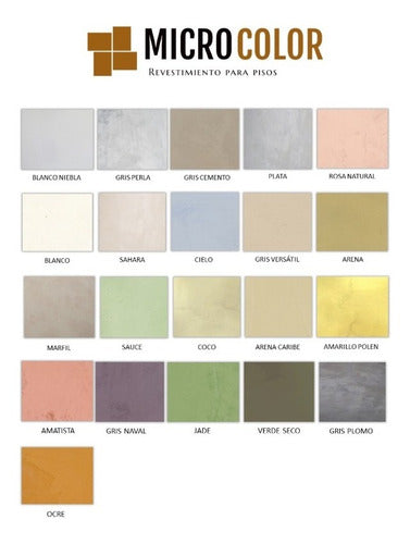 Kit De Microcemento 10m2 Microcolor Color Gris Plomo 1