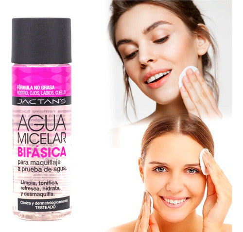 Agua Micelar Desmaquillante Bifásico Limpieza Facial X105ml 2