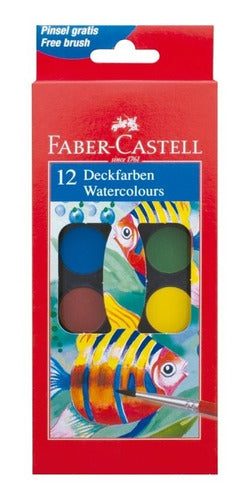 Acuarela Faber-Castell X12 Unidades 2