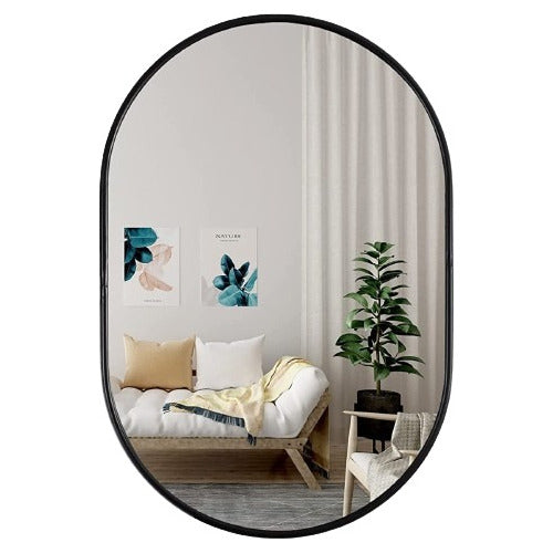 Vidrios y Espejos Los Andes Oval Decorative Full-Length Mirror 60x140 Cm 0