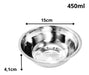 10 Tigelas Redonda Cumbuca Em Aço Inox 15cm 1