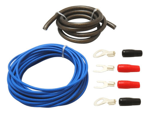 Rapikits 800W PMPO Cable Kit for Amplifiers 10 Gauge Real RCA 1