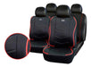 Momo Auto Seat Cover Set Eco-Leather and Fabric Black 0