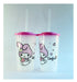 10 Personalized Transparent Souvenir Cups with Name 13
