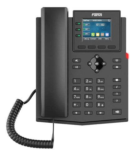 Teléfono Ip Oficina Fanvil Lcd 2.4  Color 2xrj45 4sip Poe 0