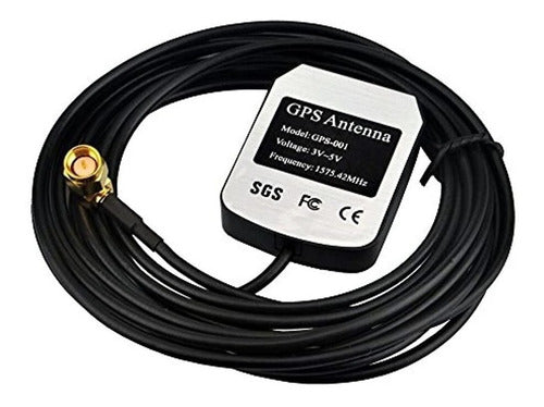 Antena Gps Sma Enchufe Macho Antena Activa Cable Conector De 0