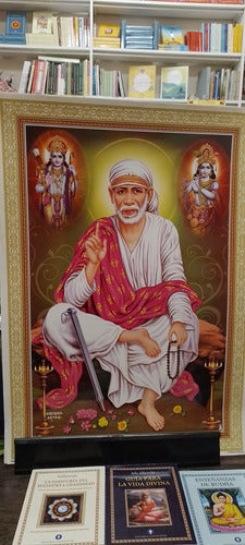 Lamina Sai Baba De Shirdi 33 X 48 Cm 2