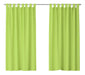 Kitchen Microfiber Short Curtain Set of 2 Panels 1.20x1.20m Each 9