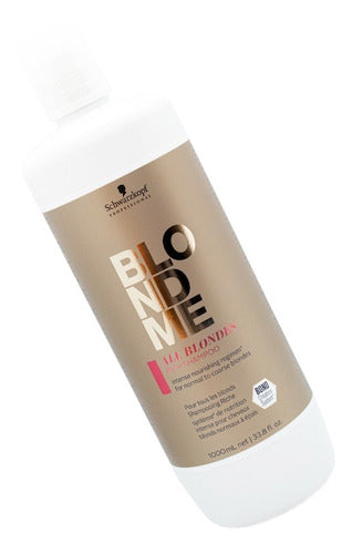 Schwarzkopf Blondme Shampoo X1000ml Protector Cabello Rubio 1