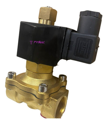 Válvula Solenoide Diafragma Normal Aberta  1 Polegada 110vca 3