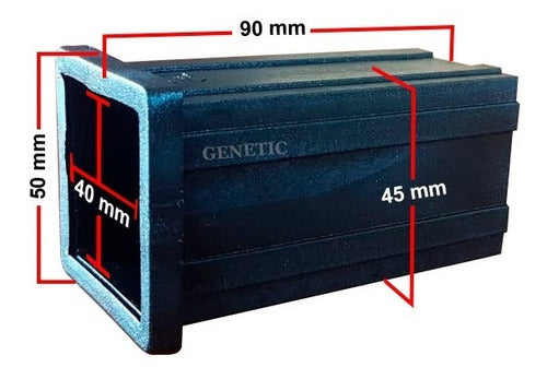 Genetic 20 Reductor Plástico Estructural Caño 50x50 A 40x40 1