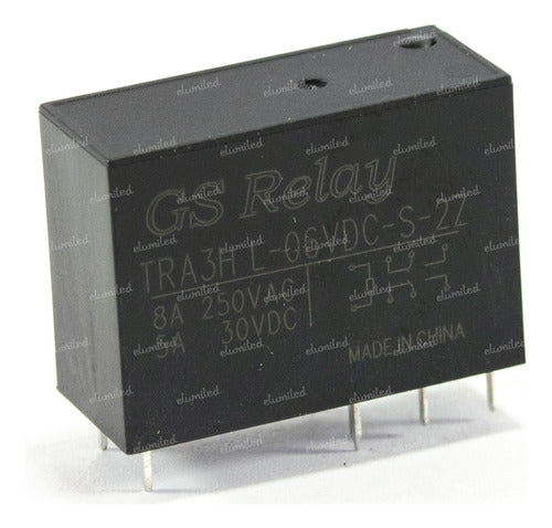 Elumiled Tra3h L-06 Relay Coil 6V 8A 250V 2 Inverters 0