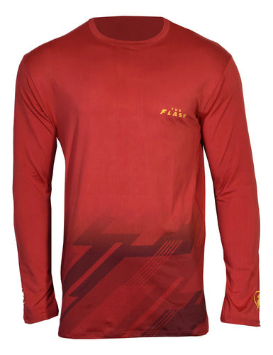 Men's Red The Flash Thermal T-Shirt 0
