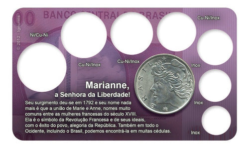 Display Expositor Para Moedas Cruzeiro De 1970 A 1979 1