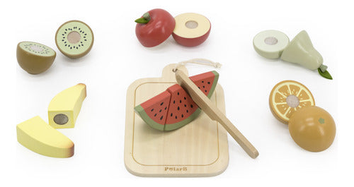 PolarB Cutting Board Fruits Wooden Cadaqués Kids 0