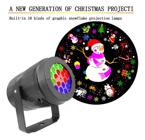 Novo Luz De Projetor A Laser Led De Decoração De Natal De 6