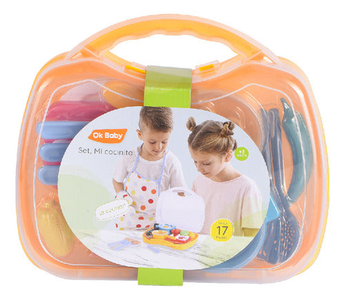 Cooking Set with Carry Case + 17 Pcs Accessories by OK Baby 0
